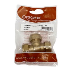 Oracstar Compression Equal Tee 15mm x 15mm