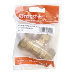 Oracstar Compression Reducing Tee 22mm x 15mm