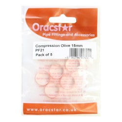 Oracstar Compression Olives 15mm 5 Pack