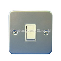 Status Metal Clad Light Switch 13 Amp 1 Gang