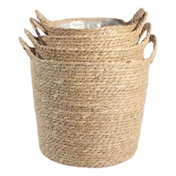 Natural Grass Baskets Set Of 4