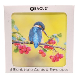 Abacus Cards 6 Pack Kingfisher on Crab Apple
