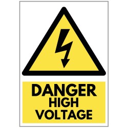 Agsigns Country Sign Danger High Voltage
