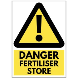Agsigns Country Sign Danger Fertiliser Store