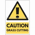 Agsigns Country Sign Caution Grass Cutting