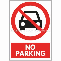 Agsigns Country Sign No Parking Car