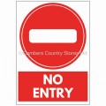 Agsigns Country Sign No Entry