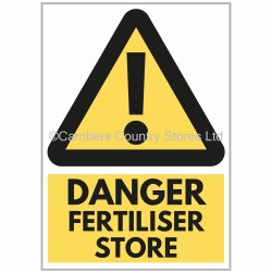 Agsigns Country Sign Danger Fertiliser Store