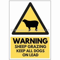 Agsigns Country Sign Sheep Grazing Keep Dogs