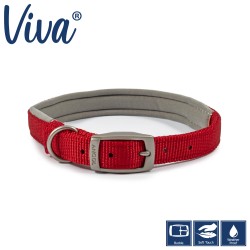 Ancol Viva Padded Polyweave Traditional Buckle Collar