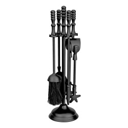 Manor Fireplace Companion Set Picador Black