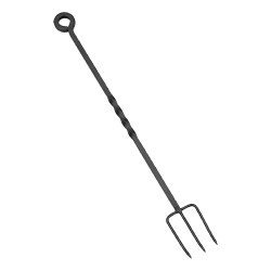 Manor Fireplace Eye Toast Fork Black 52cm