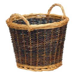 Manor Rattan Log Basket Two Tone