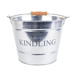 Manor Fireplace Kindling Bucket Galvanised