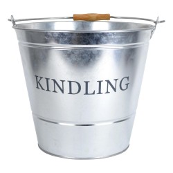 Manor Fireplace Kindling Bucket Galvanised