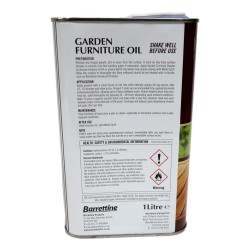 Barrettine Garden Furniture Oil 1 Litre