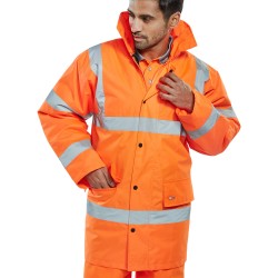 B Seen Hi-Vis Constructor Traffic Jacket