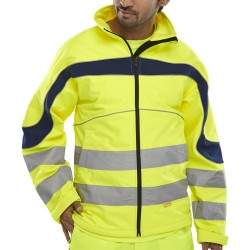 B Seen Hi-Vis Eton Soft Shell Jacket