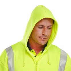 B Seen Hi-Vis Hooded Sweatshirt