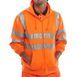 B Seen Hi-Vis Hooded Sweatshirt