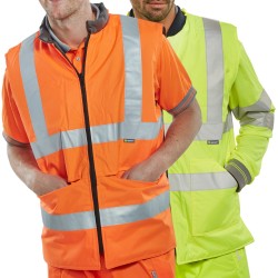 B Seen High Visibility Gilet Waistcoat