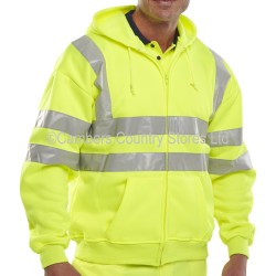 B Seen Hi-Vis Hooded Sweatshirt