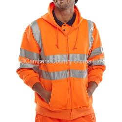 B Seen Hi-Vis Hooded Sweatshirt