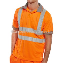 B Seen Hi-Vis Polo Shirt Short Sleeve