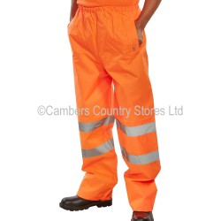 B Seen Hi-Vis Waterproof Trousers