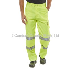 B Seen Hi-Vis Polycotton Trousers