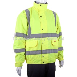 B Seen Hi-Vis Fleece Lined Bomber Jacket