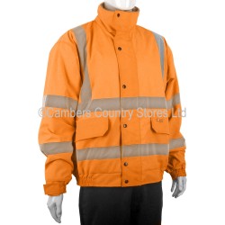 B Seen Hi-Vis Fleece Lined Bomber Jacket