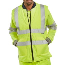 B Seen High Visibility Gilet Waistcoat