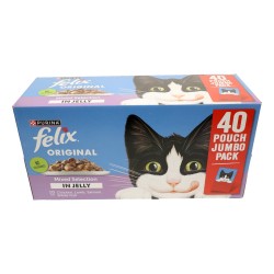 Felix Adult Pouch In Jelly Mixed 85g 40 Pack