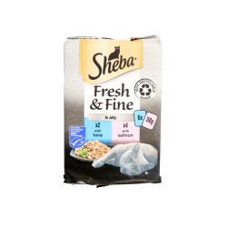 Sheba Fresh & Fine In Jelly Fish Selection 6 x 50g