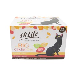 HiLife Cat Food The Big One Chicken 32 x 70g