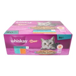 Whiskas 1+ Pouch Duo Surf & Turf In Jelly 85g