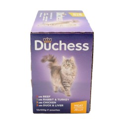 Duchess Cat Meat Selection In Jelly 12 x 100g Pouches