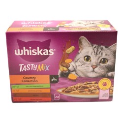 Whiskas 1+ Pouch Tasty Mix In Gravy 12 x 85g