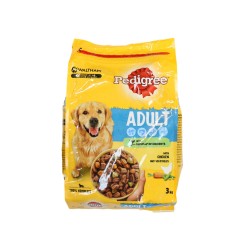 Pedigree Complete Adult Dry Dog Chicken & Veg 3kg