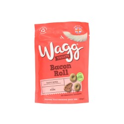 Wagg Treats Tasty Bites Bacon Roll 125g