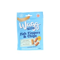 Wagg Treats Tasty Bites Fish Fingers 125g