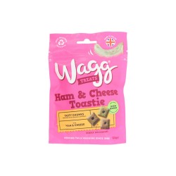 Wagg Treats Tasty Chunks Ham & Cheese Toastie 125g