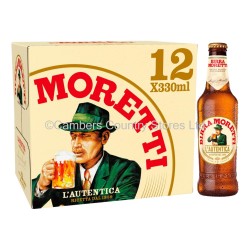 Birra Moretti Lager Beer 12 x 330ml