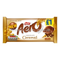 Aero Chocolate Bar Caramel 90g