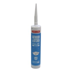 Evo Stik Kitchen Shower & Bath Sealant 310ml White