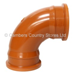 Underground Drainage B4031 Double Socket Bend 87.5 Deg