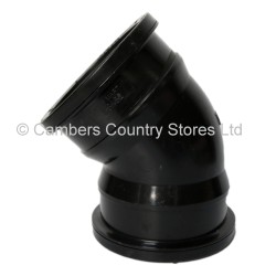 Soil Pipe & Fittings BS482B Double Socket Bend 135 Deg