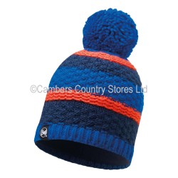 Buff Knitted Hat Fizz Blue Skydiver