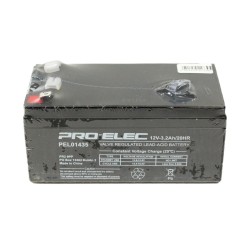 Pro Elec Rechargable Battery 12v 3.2Ah